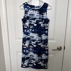 Mario Serrani Ladies Sleeveless Dress Shades of Blue Size 2